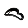 Dowei Accessories: Korean acrylic matte heart-shaped simple medium-sized hair clip at the back of the head, elegant gripper hair accessory Item Picture